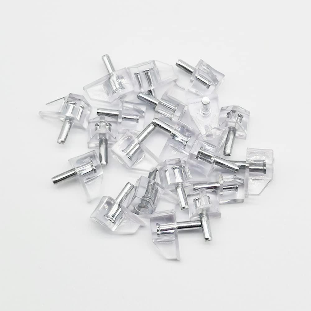 3 mm Shelf Support Peg Clear Plastic Cabinet Pins Holder...