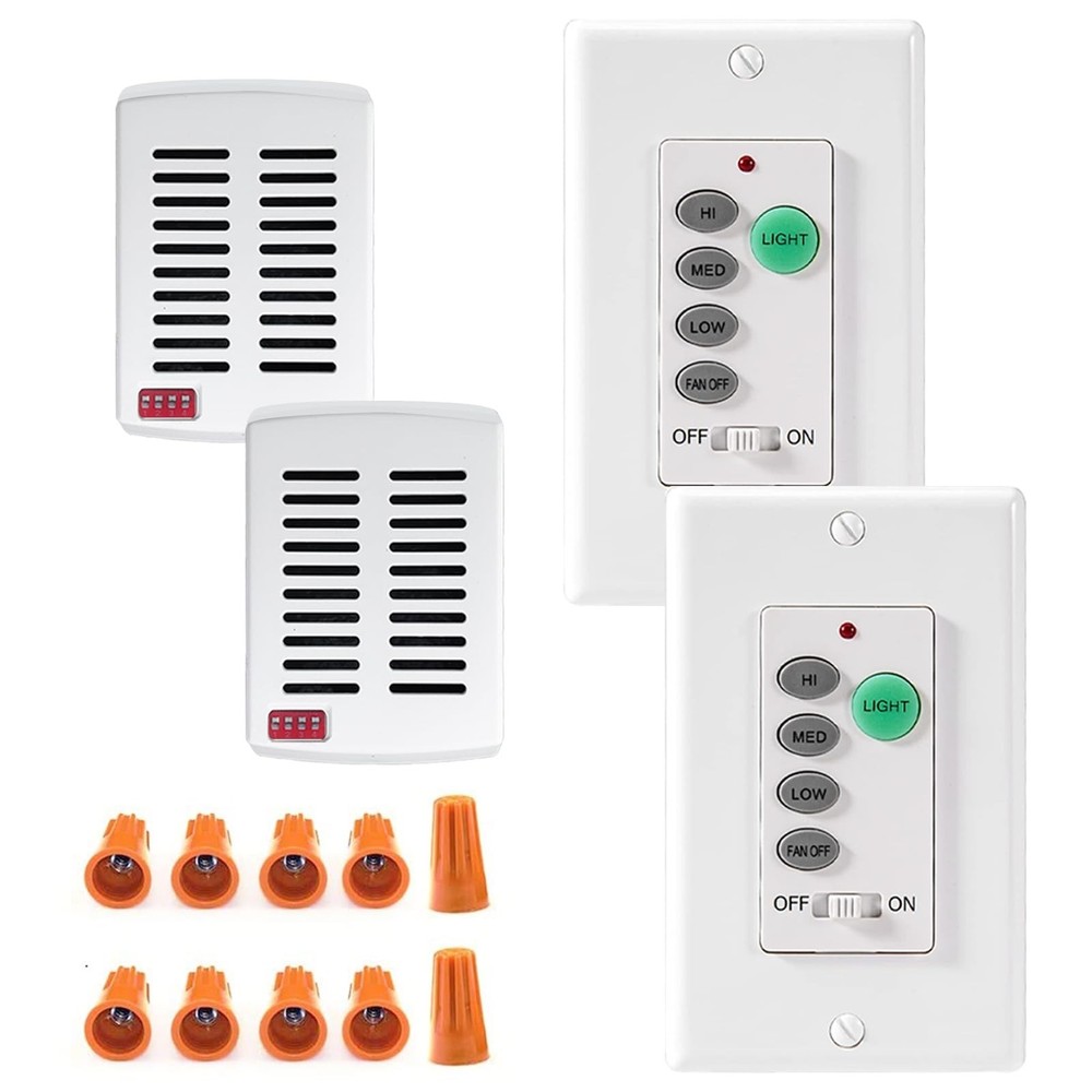 Humpptom Ceiling Fan Remote Control and Receiver Kit, Replacement for Hampton...