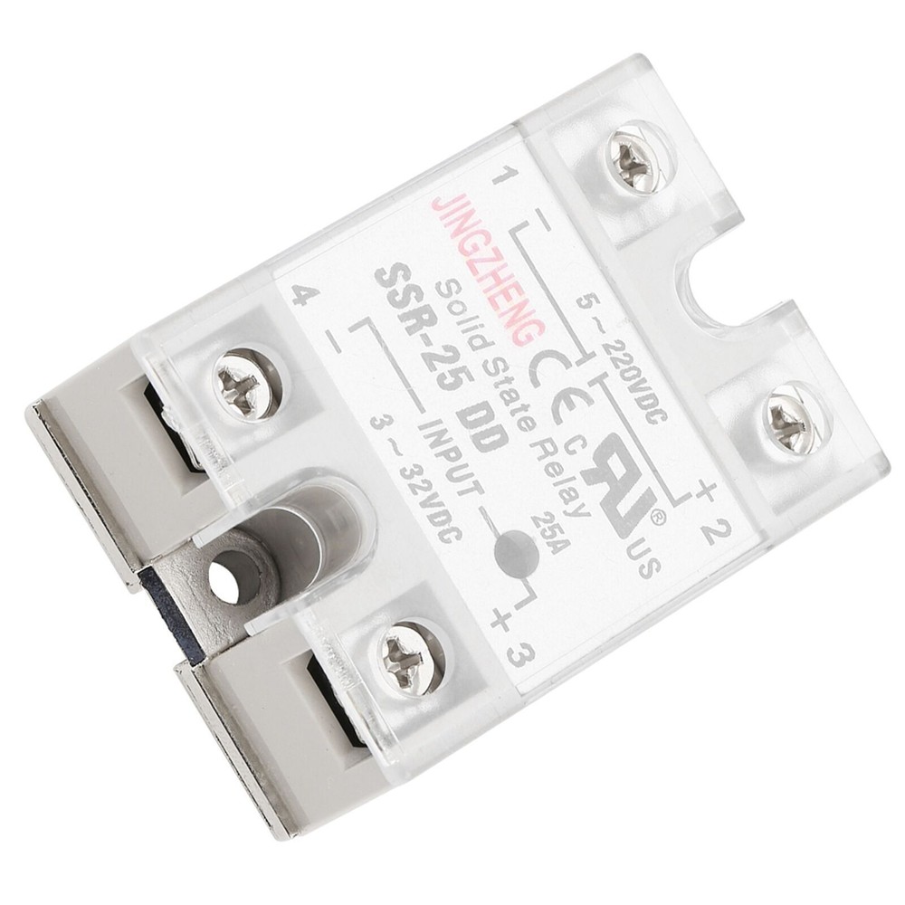 SSR-25 DD 25A 5-220VDC Solid State Relay For Industrial Automation Process