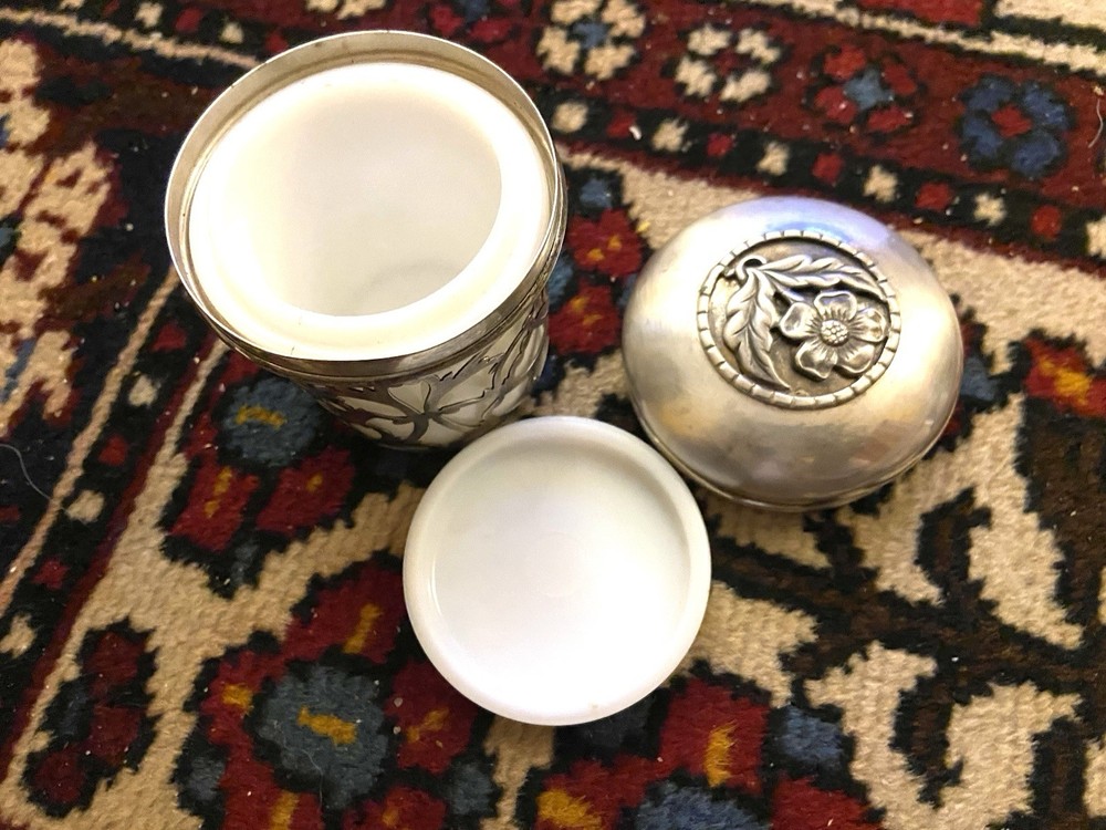 Vintage Tiffany&co Sterling Silver Jar Box