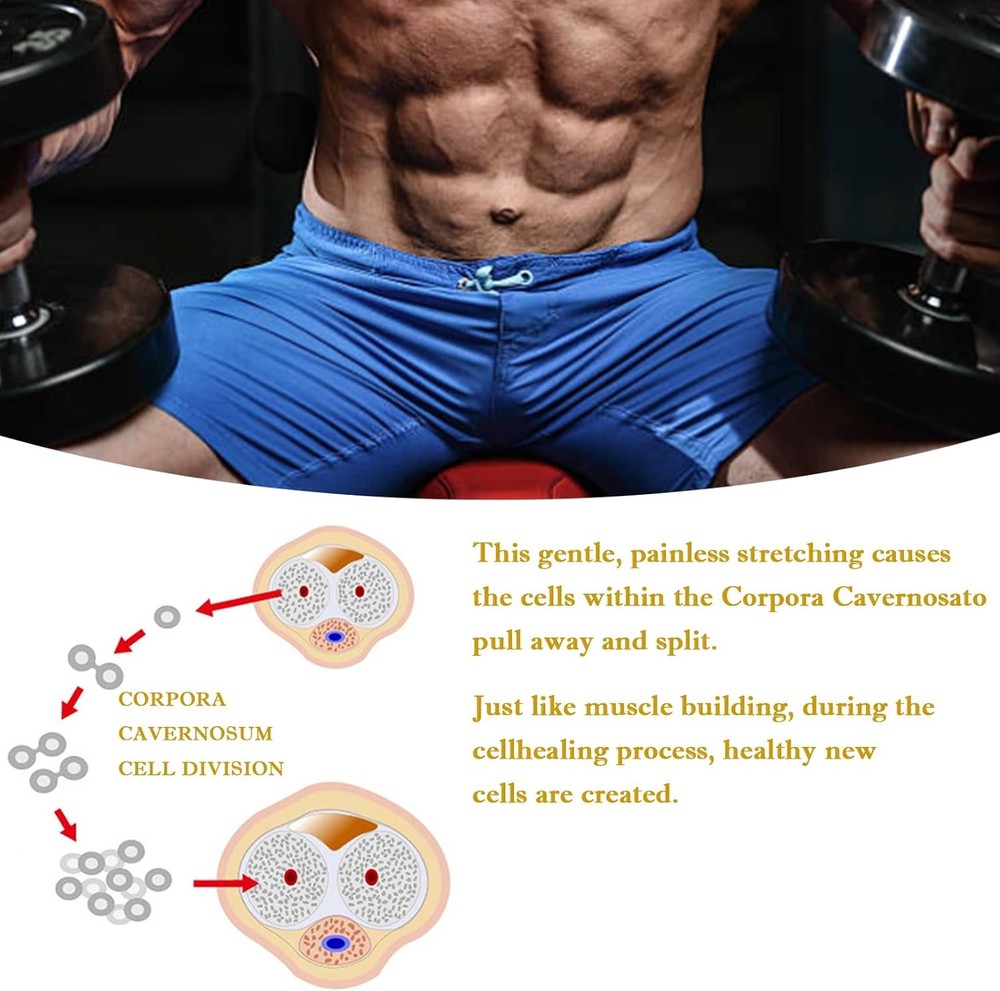 Upgraded Male Physical Stretching Retractor, Endurance Training Black