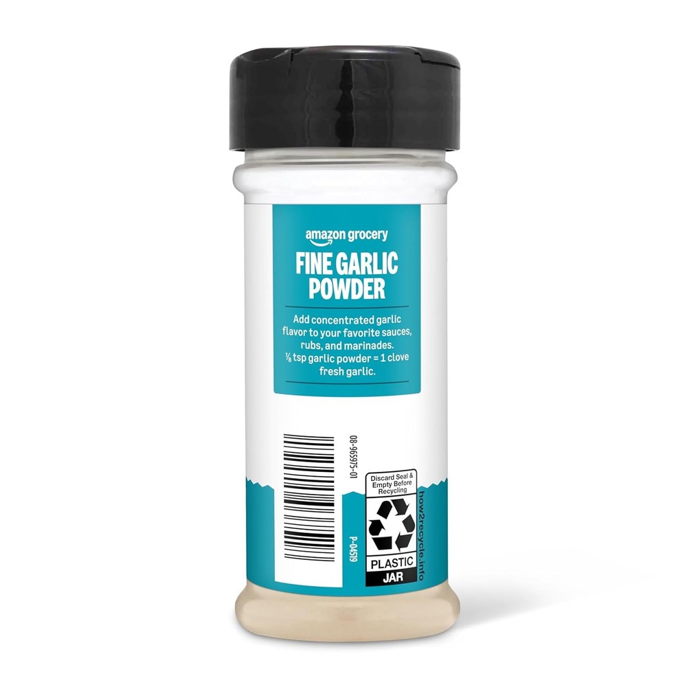 Amazon Grocery, Fine Garlic Powder, 3 Oz