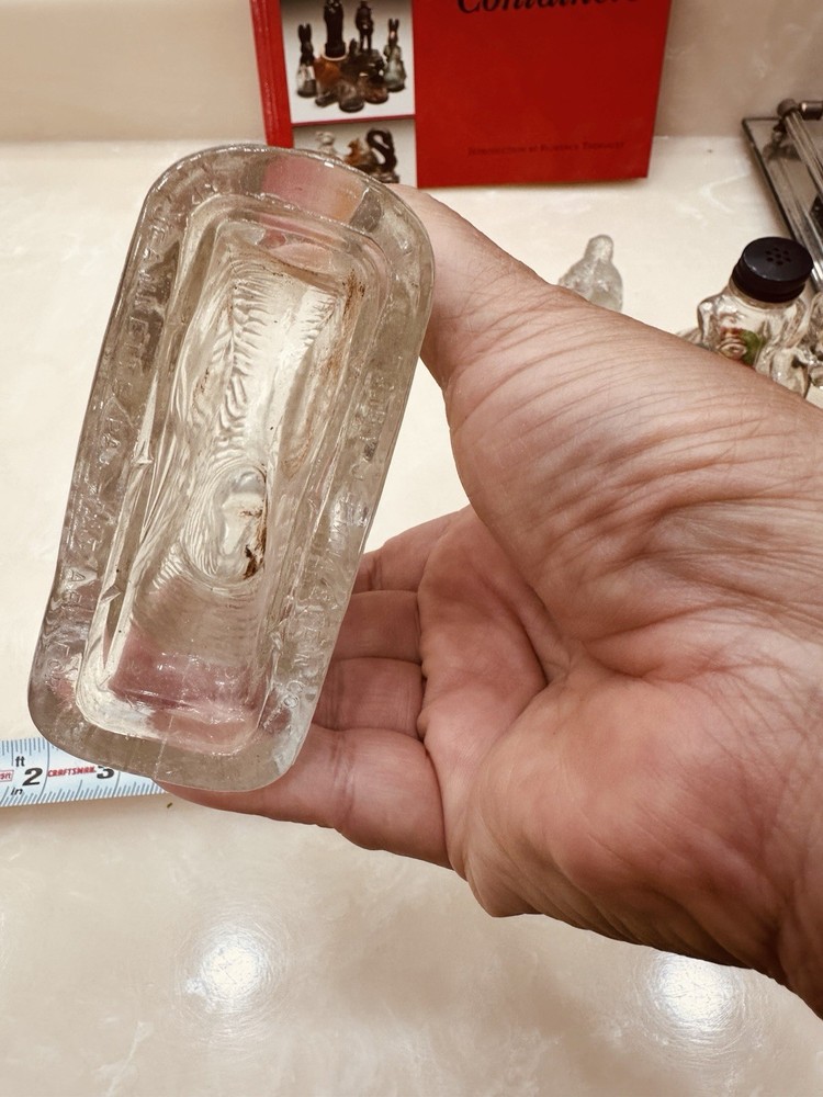 Glass Candy Containers And Book