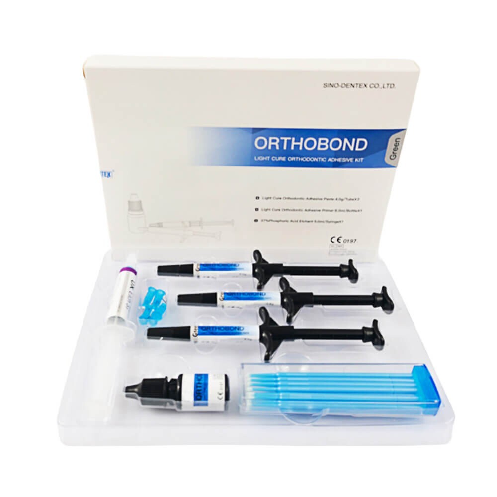1 Pack Dental Orthobond Clear Adhesive Kit with Paste & Primer