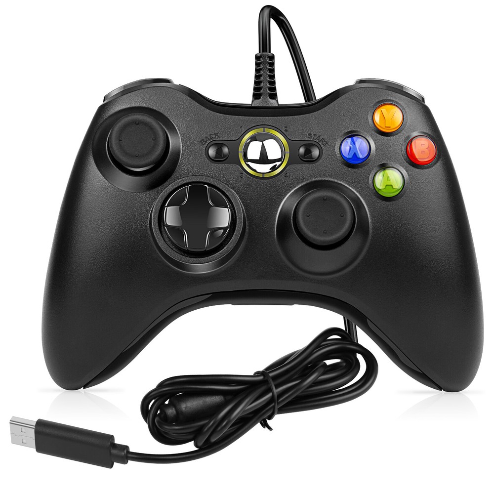 Wired Controller USB For PC Compatible With Xbox 360 / Windows 7 8 10 11 Gamepad