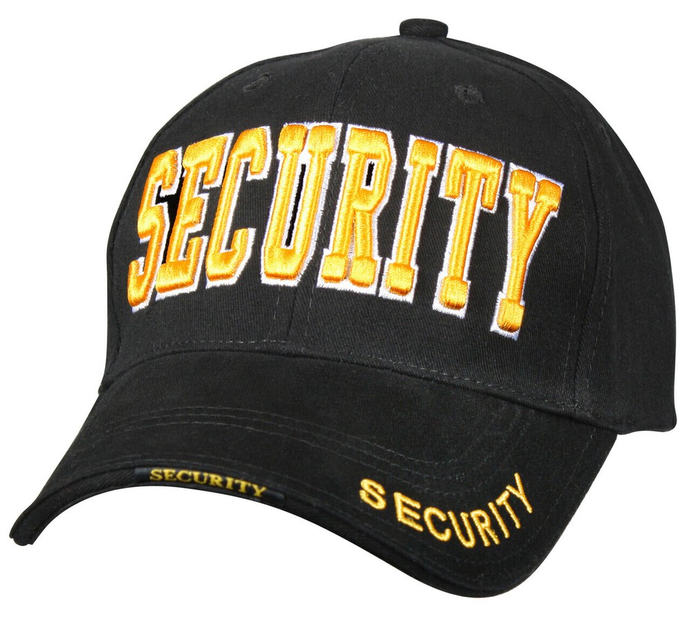 Rothco Security Deluxe Low Profile Cap - Gold Lettering