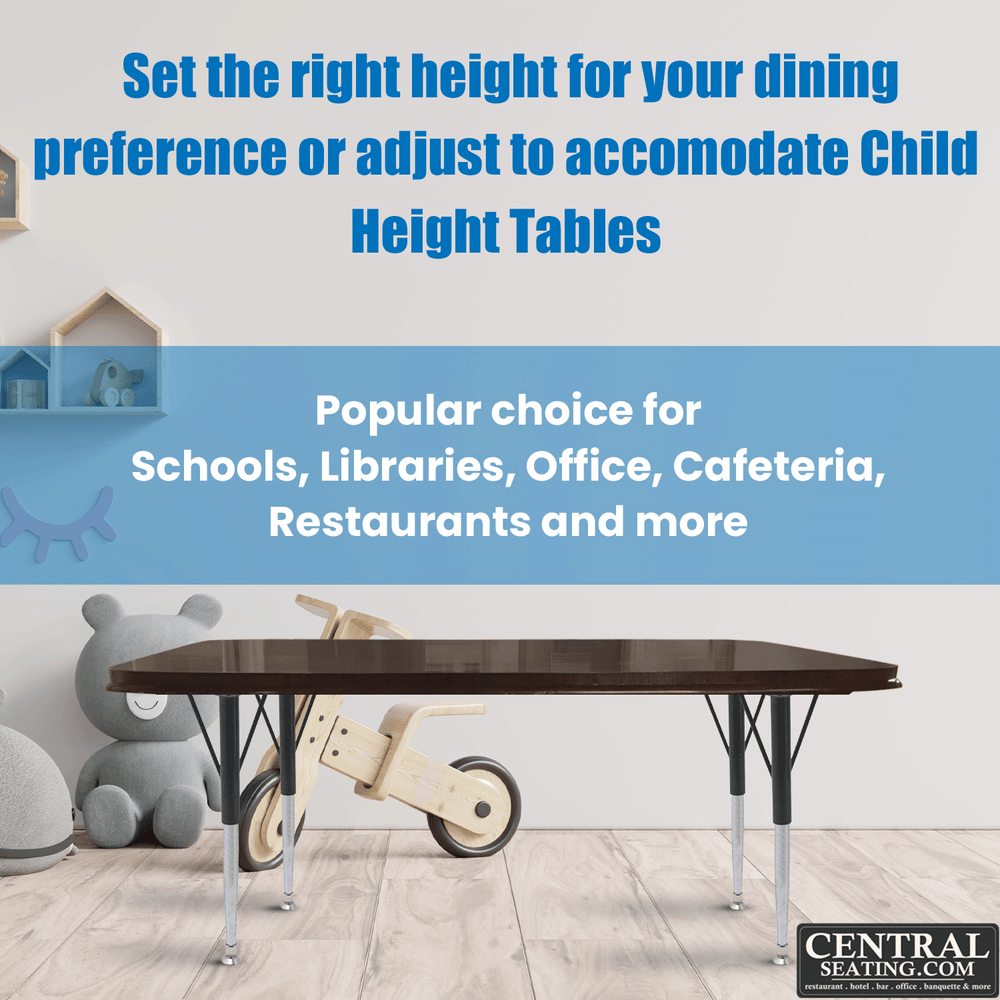 Adjustable Table Legs, Activity Desk Legs Kit, Tall Classroom Table 20-29"