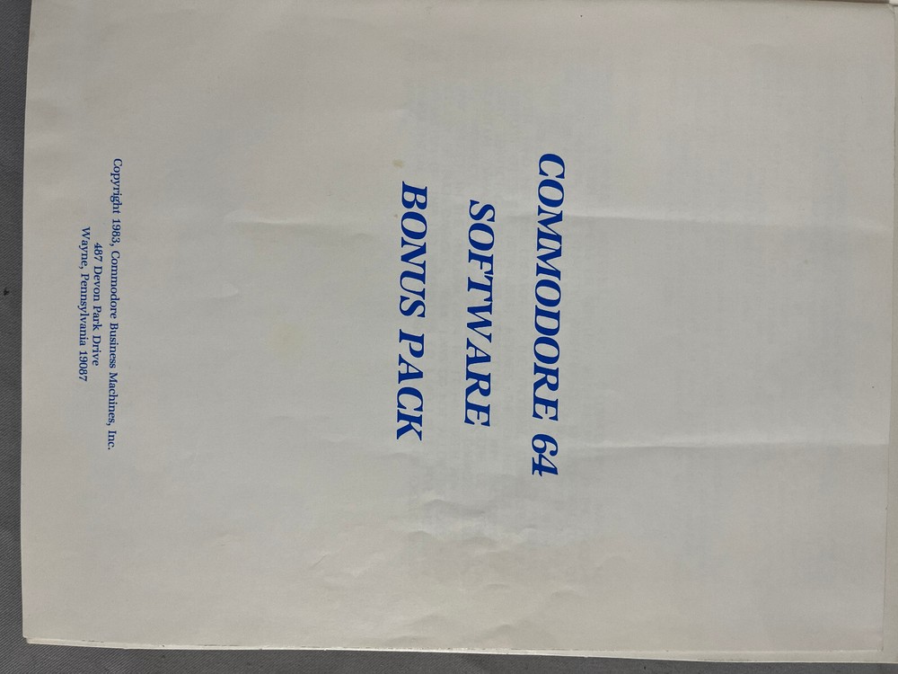 Open Disk Bonus Pack C64 Commodore Business Machines published DemoUtilities