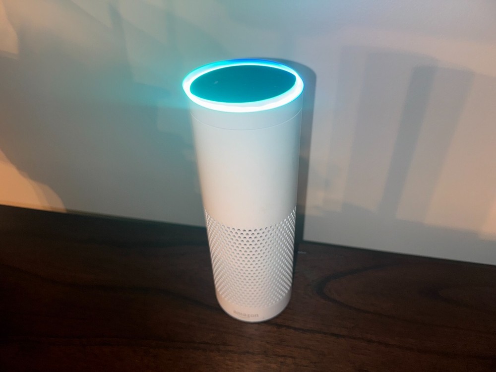 Amazon Echo (1st Generation) Smart Speaker - White