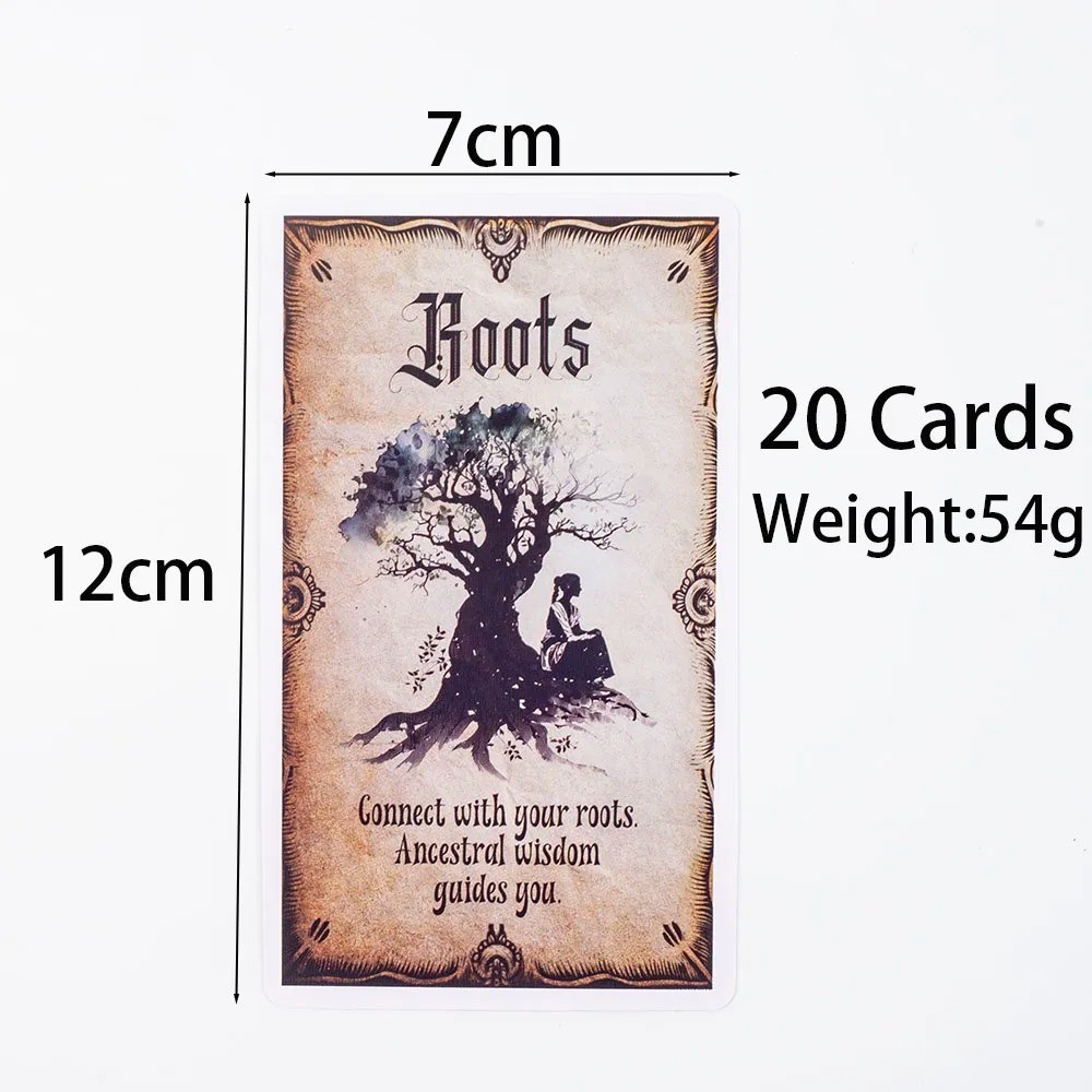 Wise Witch Oracle Deck 20 Cards Tarot Style Divination Game
