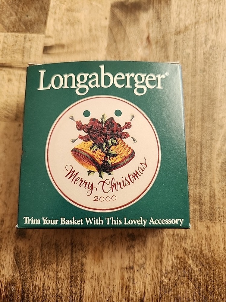 Longaberger Merry Christmas 2000 Basket Accessory