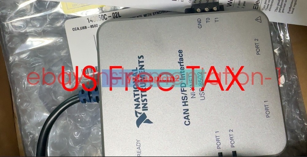 National Instruments NI USB-8502 2-Port NI-XNET HS/FD CAN Interface Device