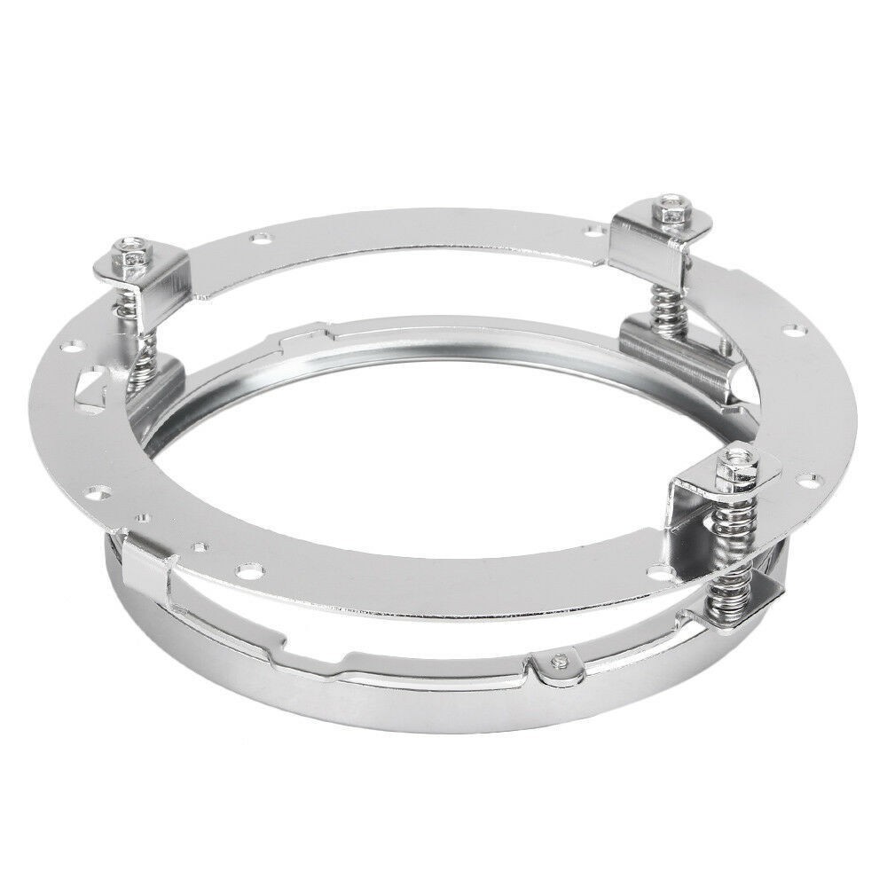 7" Inch LED Headlight Mounting Ring Bracket For Harley Motorcycle Trim Holder