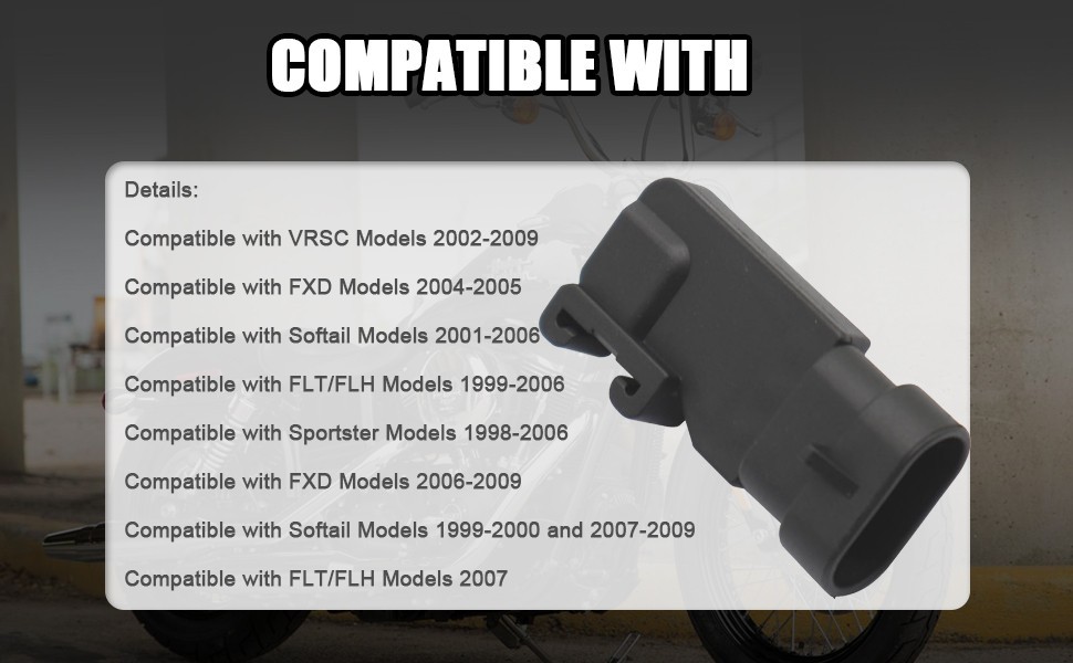 Harley-Davidson Replacement Map Sensor MC-MAP3, 32316-99, 10220075