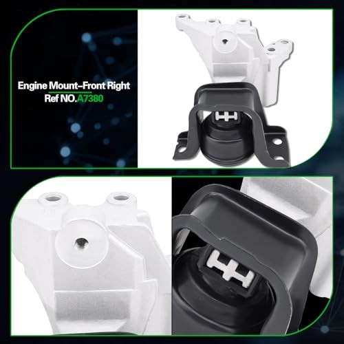 4pcs Engine Motor and Trans Mount Kit Compatible with A7379 A7382 A7380 A7376