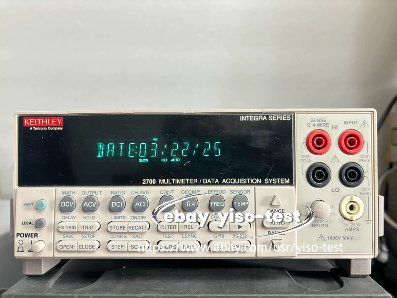 Keithley 2700 6-1/2 Digit Multimeter Data Acquisition System /Good function /#