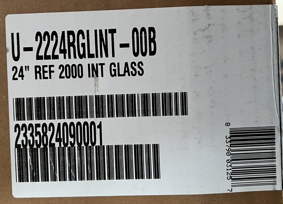 U-Line U-2224RGLINT-00B 24" Right Hinge Compact Refrigerator - Panel Ready