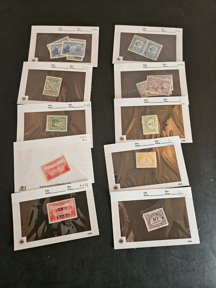 Canada stamp PROVINCE lot mint
