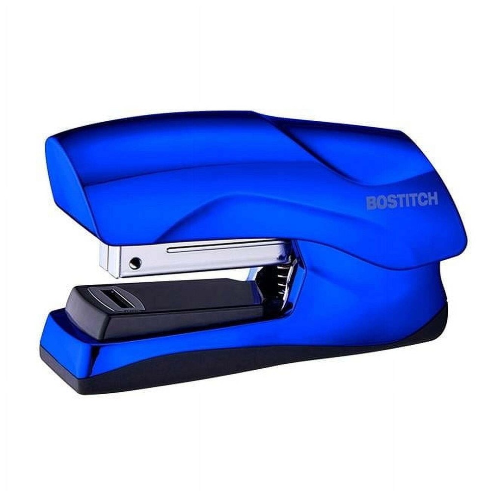 Flat Clinch Stapler, 40 Sheets, Metallic Purple