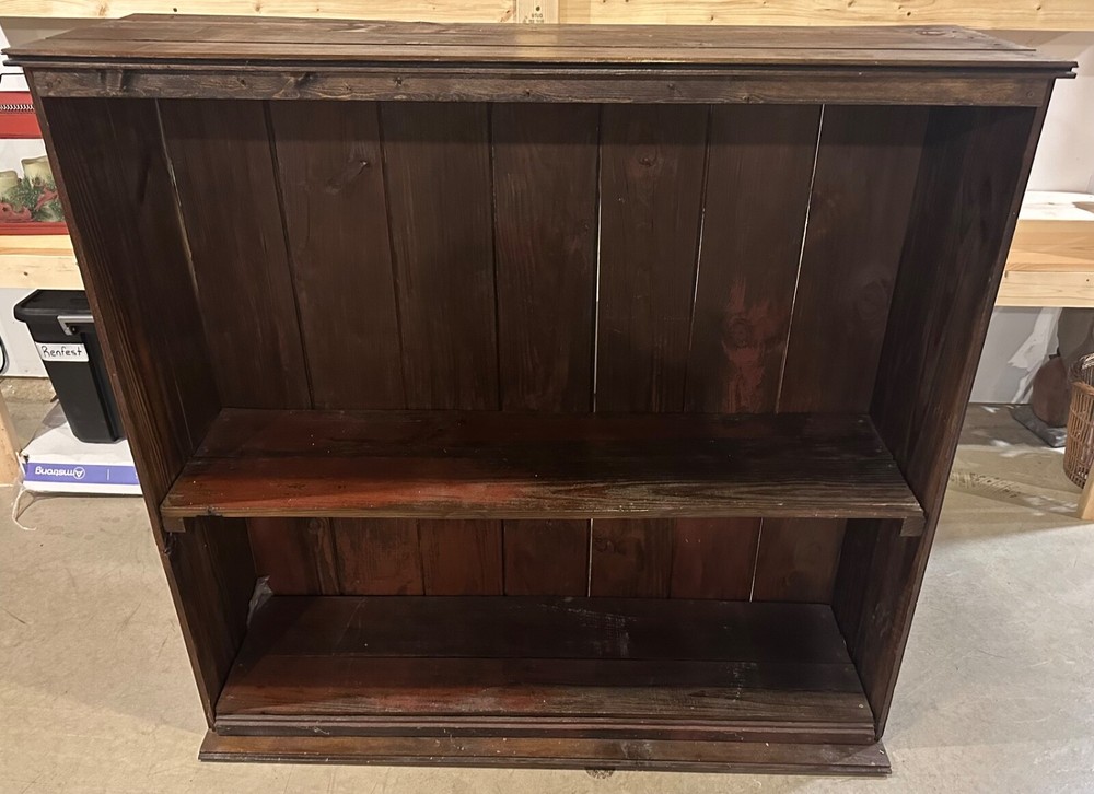 Antique Barnwood Bookcase