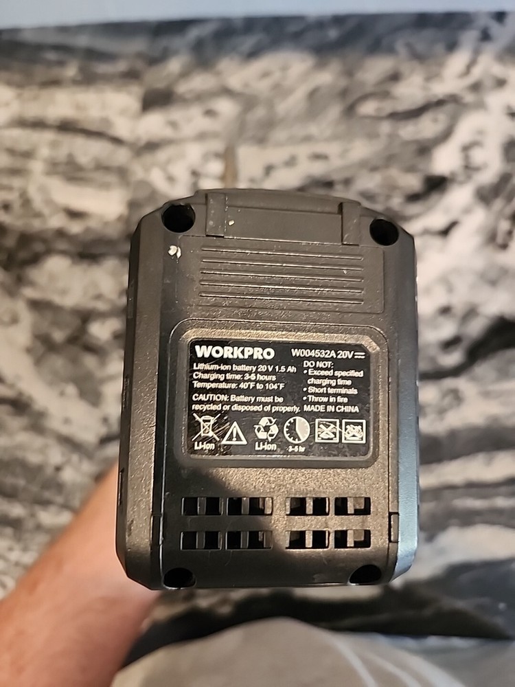 WORKPRO Cordless Pink Drill Drill And Battery Only