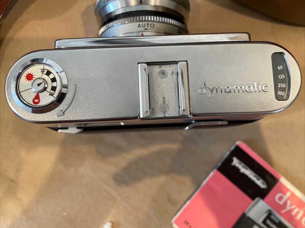 Vintage Voigtlander Dynamatic camera with camera case & bag
