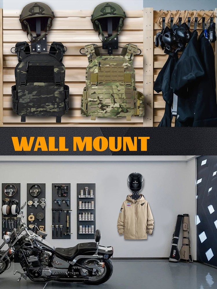 Tactical Accessory Display Rack Ferrous with Helmet Holder Multipurpose mount