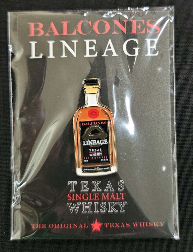 Balcones Lineage Texas Single Malt Whisky Pins!
