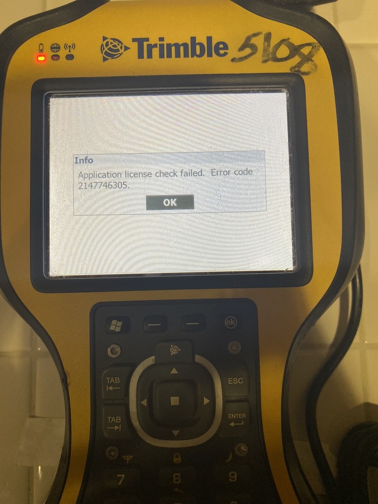 Trimble TSC3 Data Collector NO Internal Radio