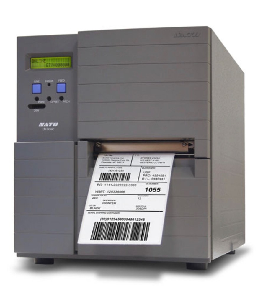 Sato LM412e Barcode Label Printer - Thermal Transfer - NOB
