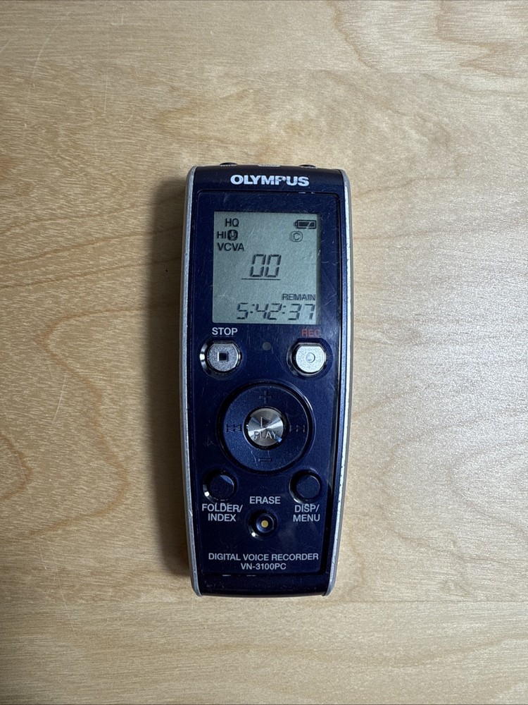 WORKING Olympus Handheld Digital Voice Recorder VN-3100PC