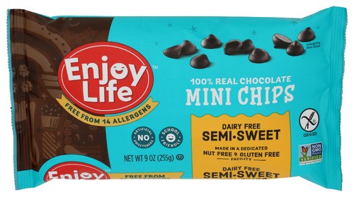 Enjoy Life Mini Chocolate Chips 9 oz (Pack of 12)