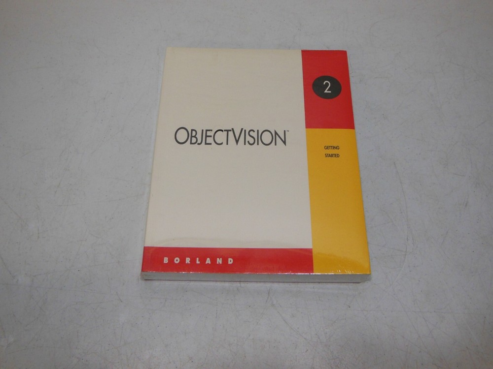 Borland Objectvision 2 Guide Manual Set - New Sealed