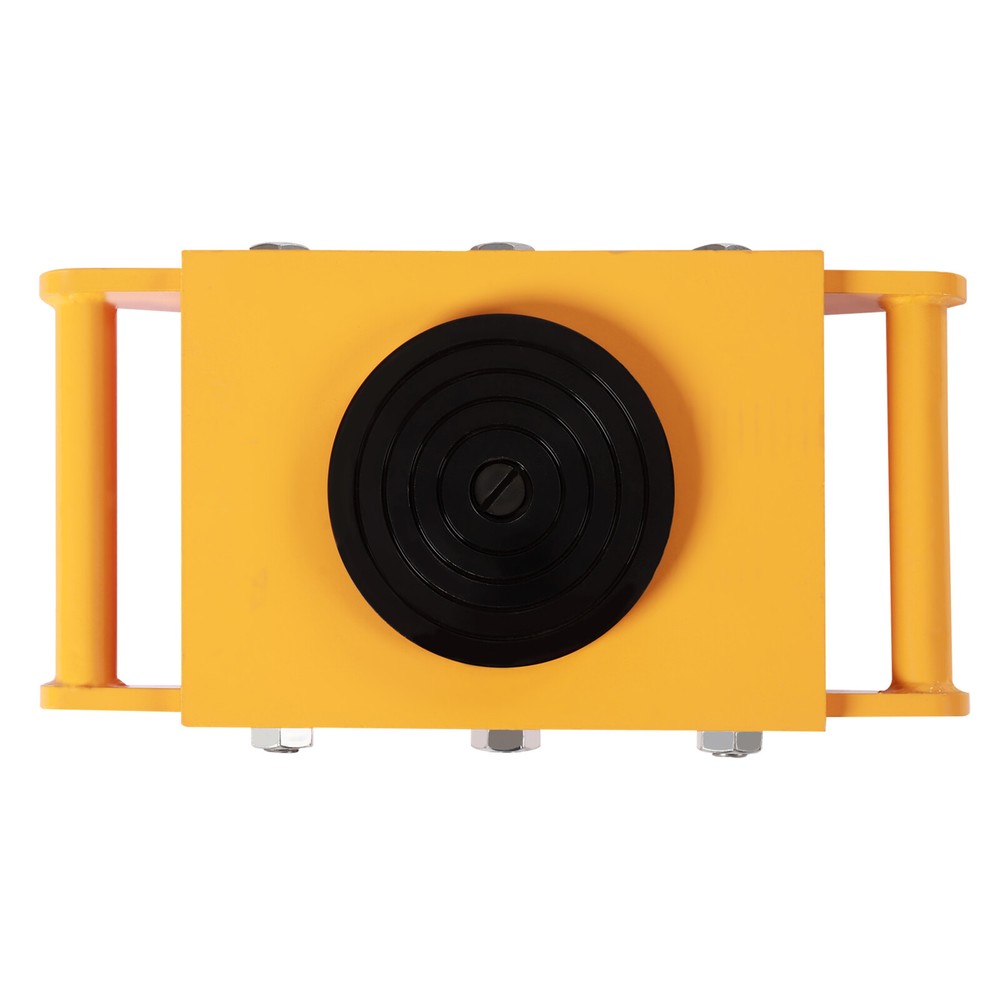 8Ton 6 PU Rollers Moving Dolly Skate Machinery Roller Mover Cargo Trolley+Handle