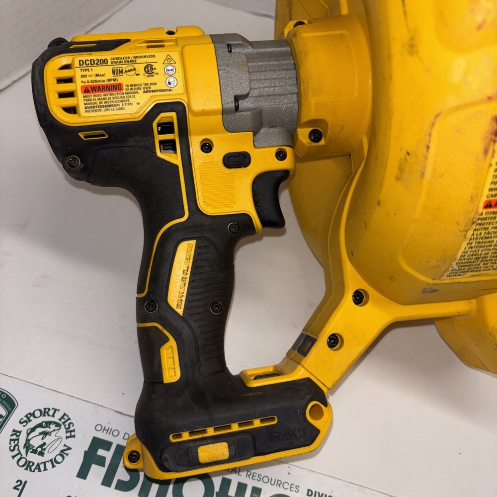 DEWALT 20V MAX DCD200B DRAIN SNAKE TOOL ONLY