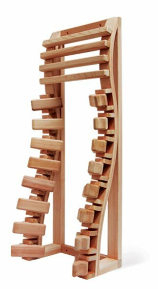 Spinal Cedar Sauna Backrest (13 1/2” x 35″) Curved Western Cedar