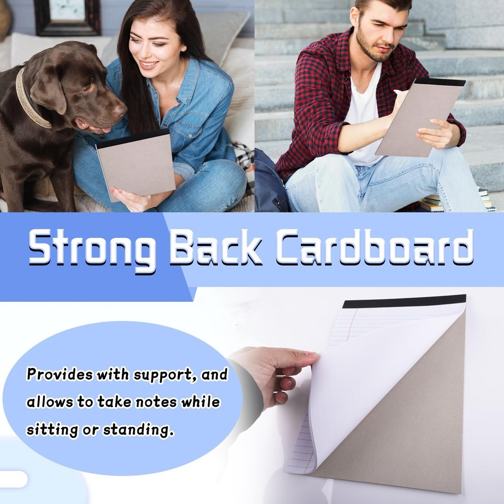6 Pack 4x6 Inch Notepads Refills Lined Writing Memo Pads for Office School
