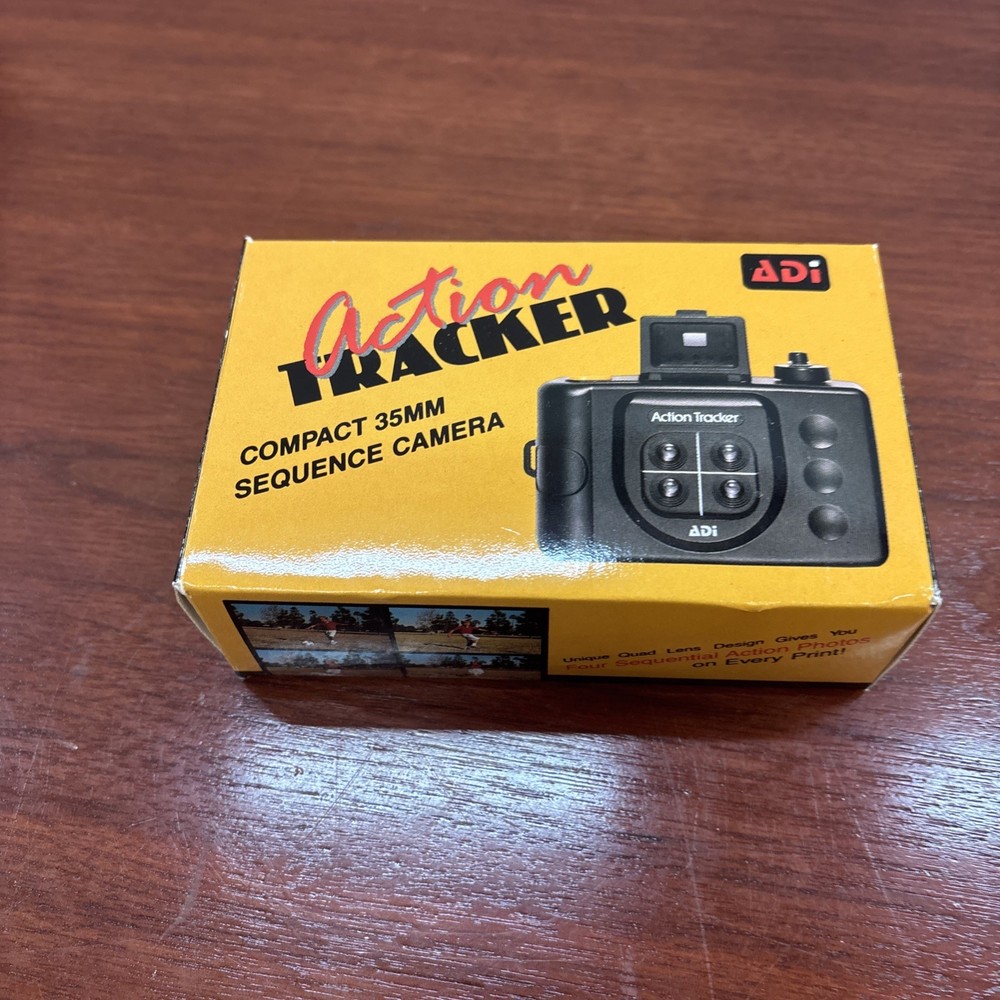 ADI Action Tracker 35MM Point & Shoot Film Camera ***Untested