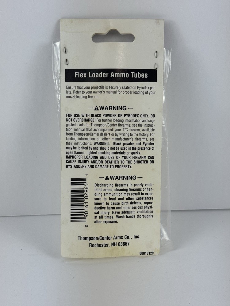 Thompson Center T/C Flex Loader Tubes Old Stock
