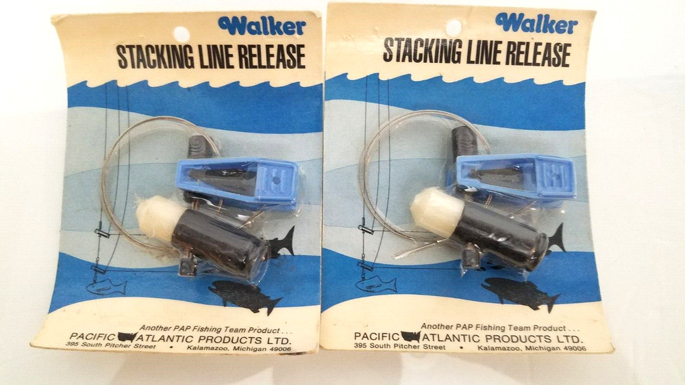 2 Walker stacking downrigger releases