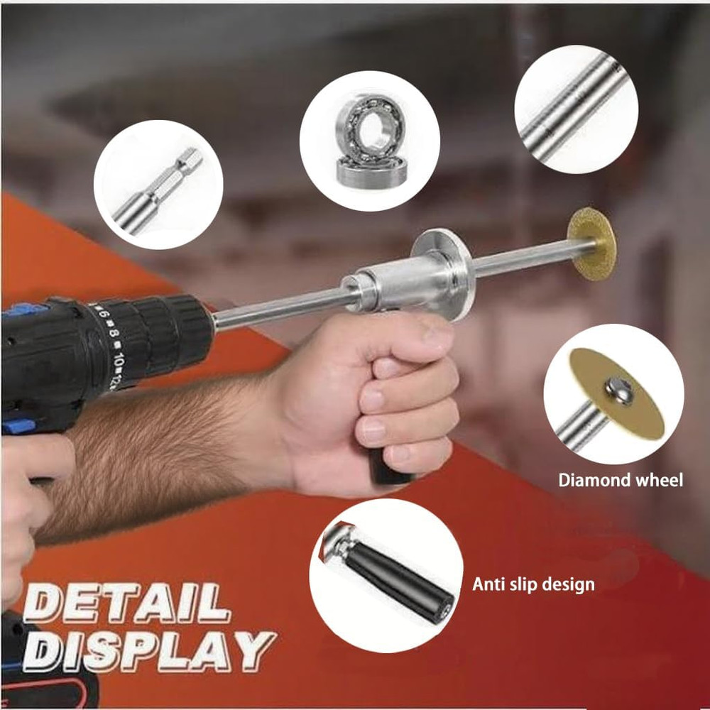 Inside Pipe Cutter for PVC Pipe, Upgraded Versatile PVC Pipe Cutter and Drill...