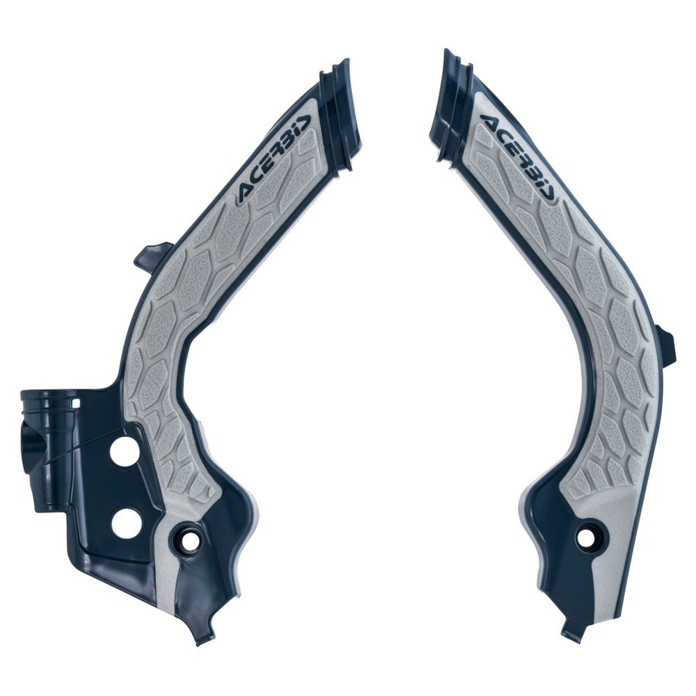 Acerbis X-Grip Frame Guards - Husky Blue/White - Frame
