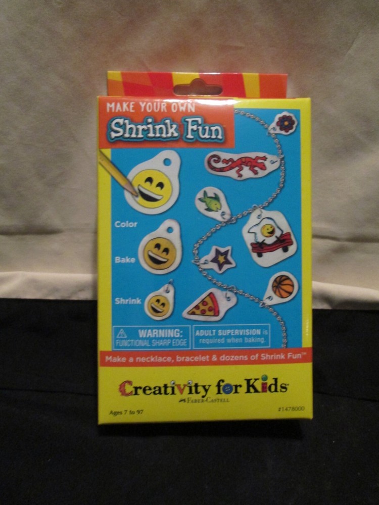 Creativity For Kids Make Your Own Shrink Fun- NEW