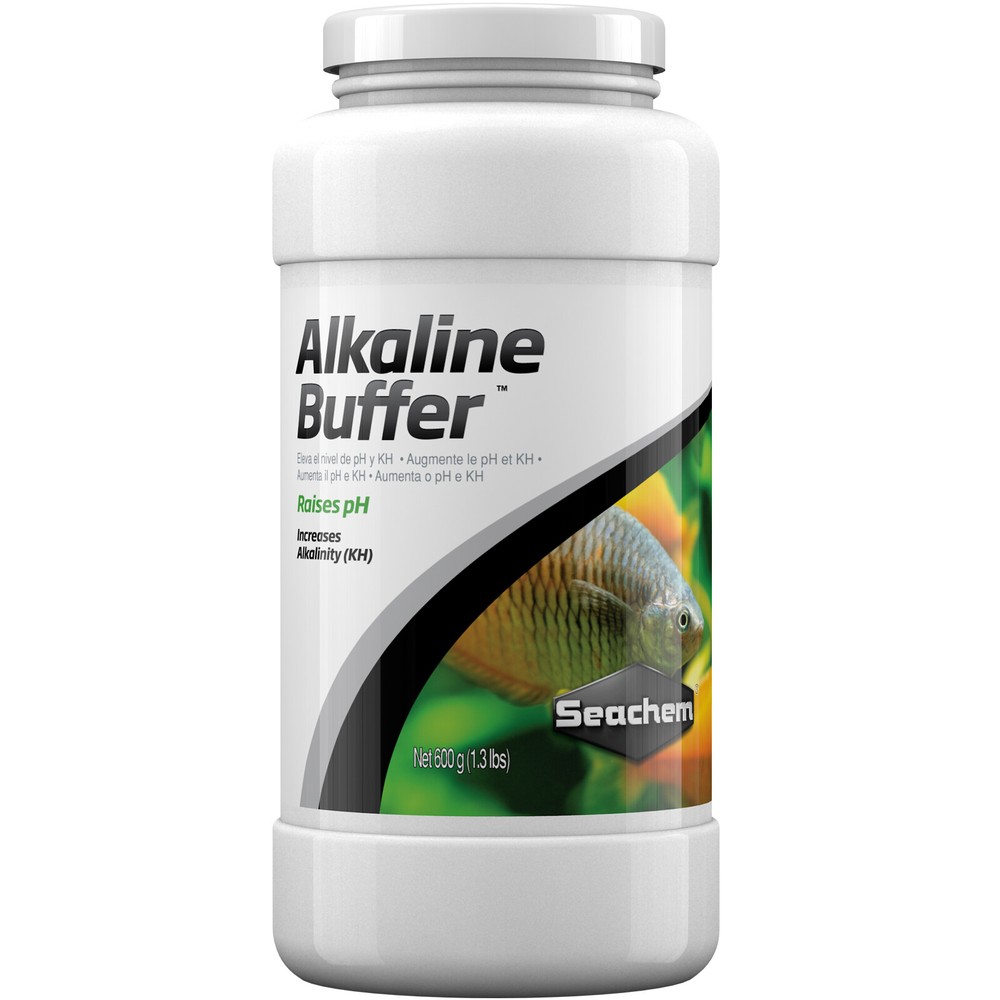 Seachem Alkaline Buffer 600 grams Raises pH Increases KH Alkalinity Freshwater