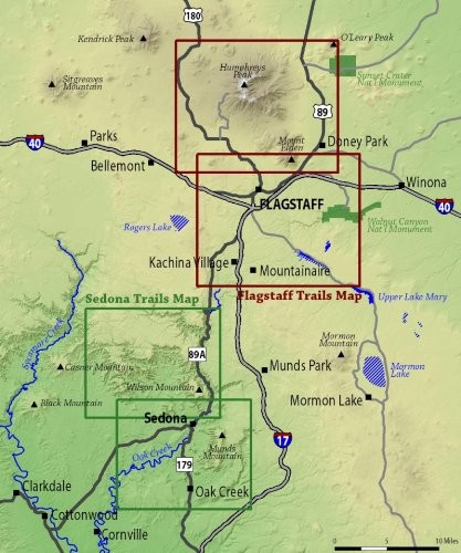 Sedona Trails Map full color