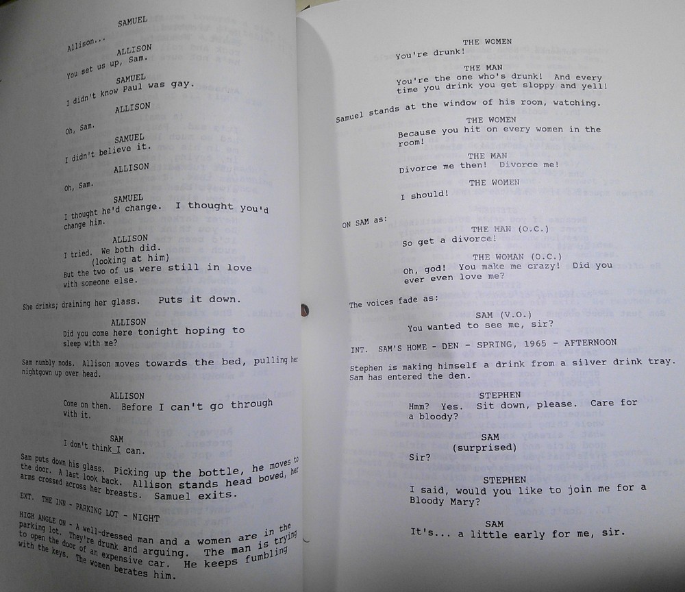 The Old Boy, by Stephen Metcalfe - original screenplay, 2001