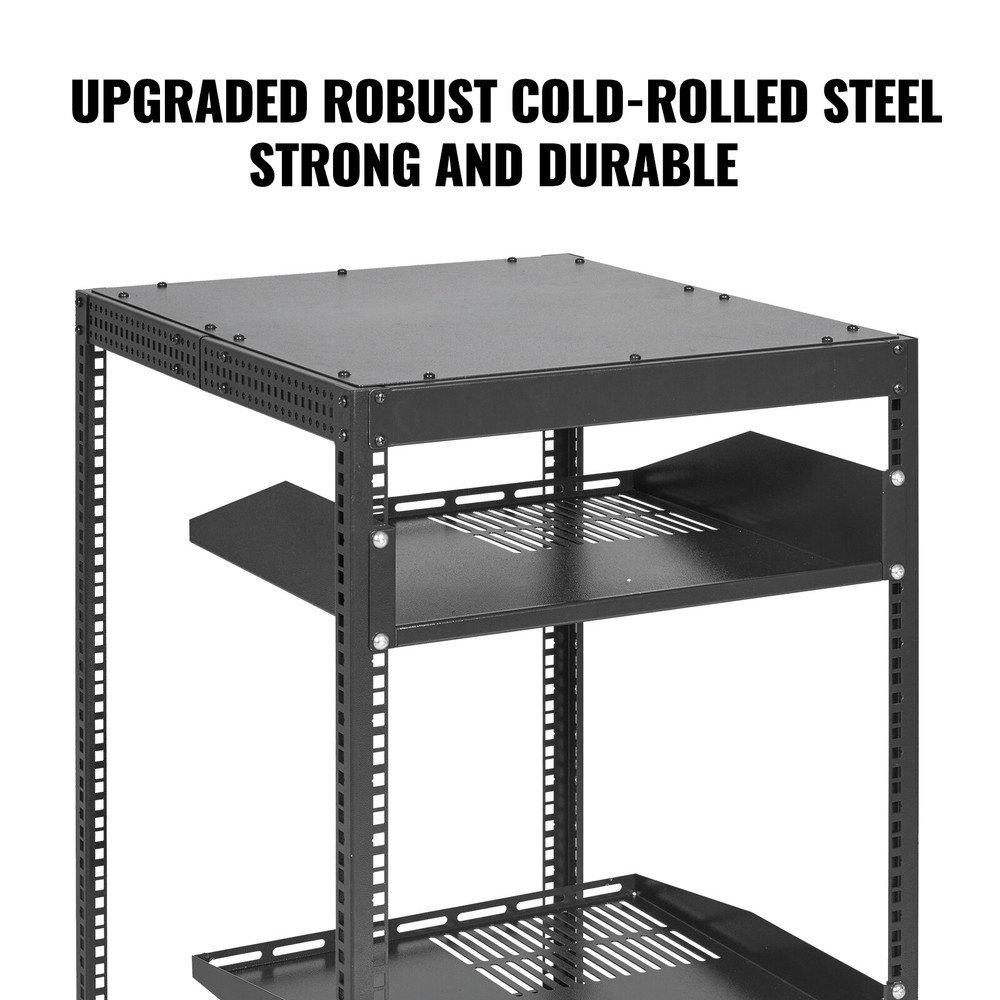 20U 4 Post Open Frame Server Rack Network Enclosure 23''-40'' Adjustable