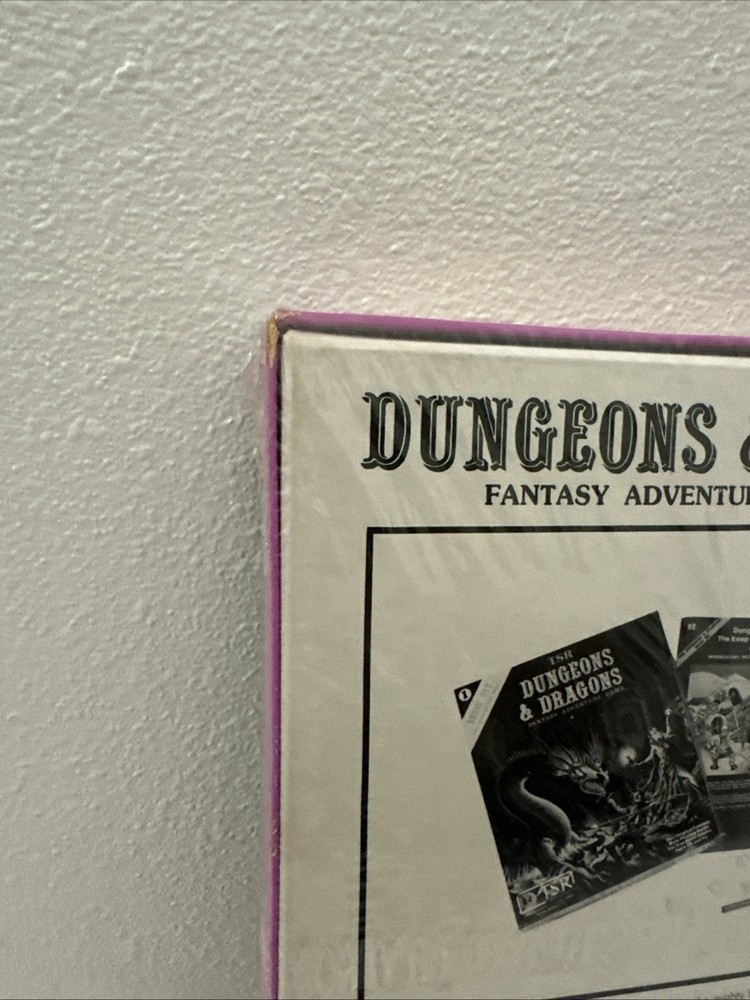 TSR Dungeons & Dragons Basic Boxed Set 8th Print 1981 w/Dice Sealed SW!