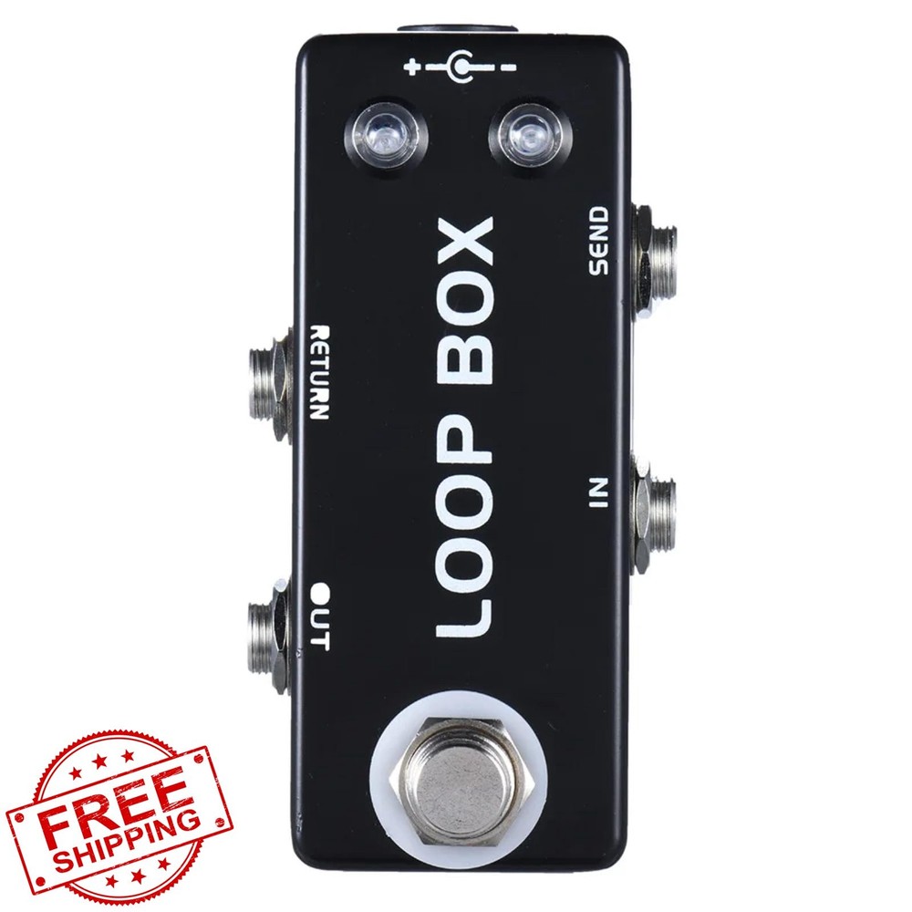 Loop Box Guitar Effect Pedal Switcher True Bypass Looper