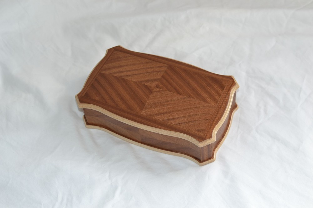 Wood chest. sapele